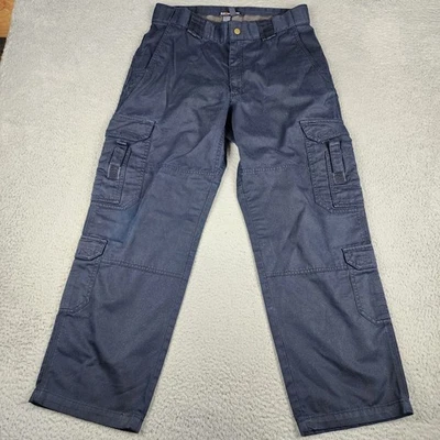 Calça tática masculina 5.11 34x30 azul EMS 74310 paramédico de trabalho utilitário de carga - Imagem 1 de 4