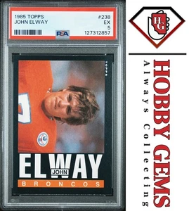 John Elway PSA 5 1985 Topps #238 - Bild 1 von 2