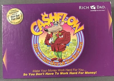 Cashflow Game Rich Dad Poor Dad Investing 101 Robert Kiyosaki Sealed Pieces New - Image 1 of 4