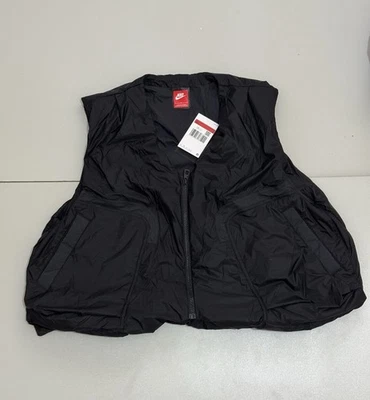 Nike Tech Men’s Woven Vest Gilet - Black - Loose Fit - (L) Large - HM4262-010 - Image 1 of 4