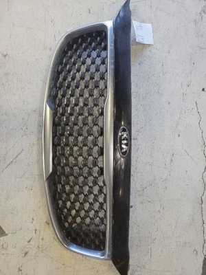 Grelha Kia Sedona 2015-2018 cromada superior moldada grade preta  - Imagem 1 de 4