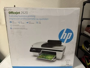HP Officejet 2620 Printer - Fax, Scan, Print, Copy - NEW Sealed Damaged Box - Picture 1 of 10