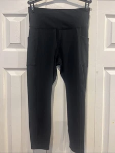 Nice Bally Total Fitness Black Leggings Size Medium - Picture 1 of 4