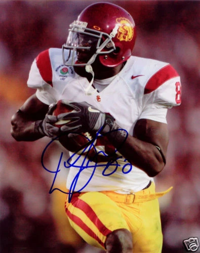 Foto firmada por Dwayne Jarrett USC Trojans 8x10 ¡CERTIFICADO DE AUTENTICIDAD! Foto 1 de 1