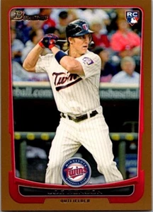 JOE BENSON 2012 BOWMAN GOLD BORDER ROOKIE MINNESOTA TWINS - Picture 1 of 2