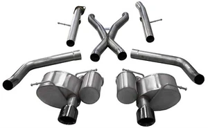 CORSA 21058BLK Xtreme CatBack Exhaust -Black for 12-21 Jeep Grand Cherokee SRT - Picture 1 of 7