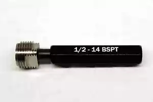 NUEVO 1/2 14 BSPT TUBO ROSCA TAPÓN MEDIDOR .5 .50 .500 .5000 BRITISH TAPER B.S.P.T. - Imagen 1 de 1