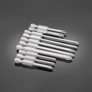 S2 Alloy Steel Cross Magnetism Screwdriver Bits Lengths 50/75mm PH00 PH0 PH1 PH2 - Picture 1 of 6
