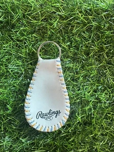 Tampa Bay Rays Baseball Keychain Custom MLB Light Blue/Yellow - Picture 1 of 6