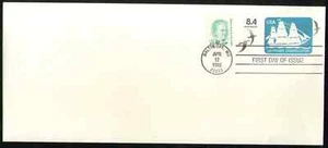 US. U612. 8.4c. U.S. Frigate Constellation. #10 Plain Blank FDC. MNH. 1988 - Picture 1 of 1