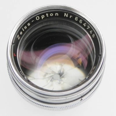 Contax Rangefinder RF Zeiss-Opton 50mm f1.5 Sonnar T* #664748 - Image 1 of 4