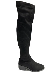 Steve Madden Women’s Georgette, Black Over The Knee Boots, Size 7.5 M - Picture 1 of 6