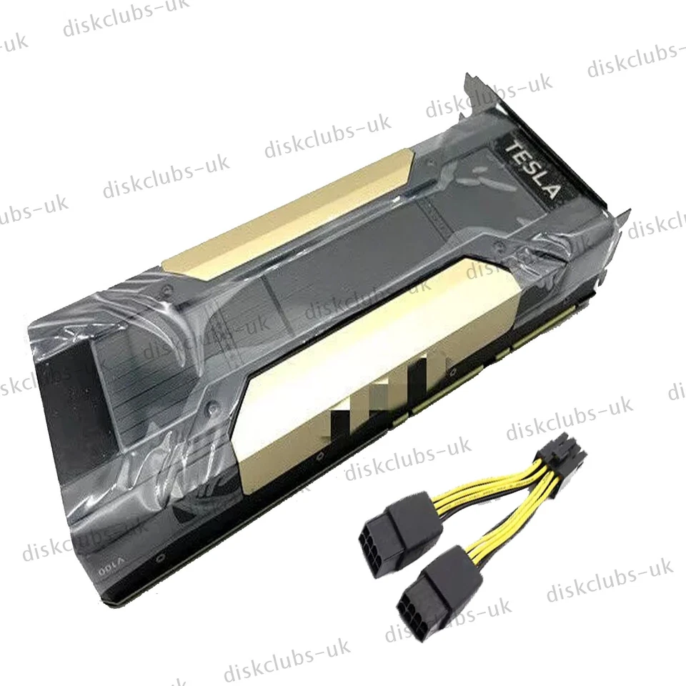Original NVIDIA Tesla V100 12GB HBM2 PCI-E GPU Mining Accelerator Graphics Card - Image 1 of 4