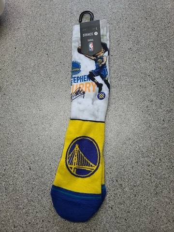 Stance poly blend crew height Stephen Curry #30 golden state warriors Socks L Cover