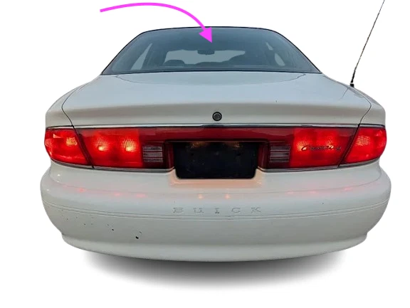 Se adapta a: Buick Regal 1997-2005, Buick Century sedán 4D ventana trasera vidrio/HTD Foto 1 de 4