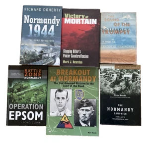 Lot of 6 Books about Normandy and World War II, 5 HC, 4 Like New - Picture 1 of 17