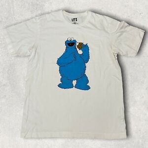 Uniqlo x Kaws Cookie Monster T Shirt White | Small S