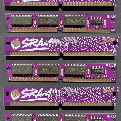 1pcs PurpleRAM new 64pin SIMM 96kB DSP SRAM memory NeXT computer FREE SHIPPING - Image 1 of 4