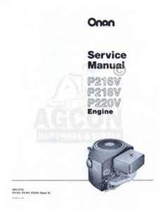 Manual de servicio del motor ONAN P216V P218V P220V 965--0763 - Imagen 1 de 1