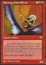 Burning Palm Efreet X4 (Mirage) MTG (NM) *CCGHouse* Magic