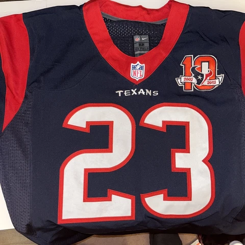 Arian Foster Houston Texans #23 Nike Jersey Women’s Sz 52 10th Anniversary Used Cover