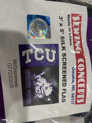 TCU Horned Frogs Flag - Image 1 of 2