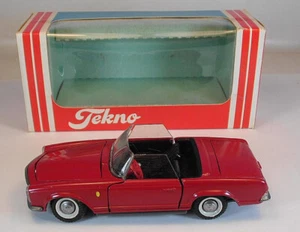 Tekno Dinamarca Mercedes Benz 280 SL Cabrio rojo en embalaje original neutro #7616 - Imagen 1 de 5