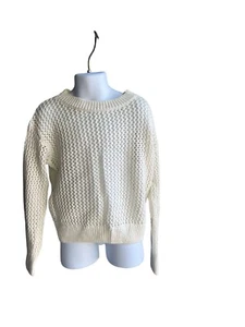 Cat &Jack Girls White Sweater XS 4/5 - Picture 1 of 3