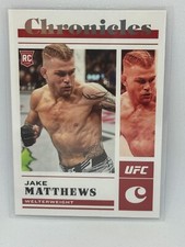 Jake Matthews Rookie 2023 Panini Chronicles UFC No. 80