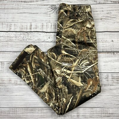 Heybo Outdoors Renegade Camo Hunting Pants XL Fleece Lined Soft Shell Realtree - Image 1 of 4