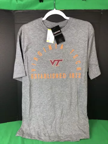 Captivating Virginia Tech Short Sleeve GREY XXLARGE Cover