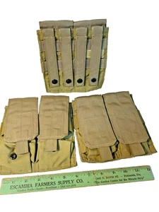3 EAGLE INDUSTRIES US MILITARY DOUBLE MAG POUNCH MP2-M4/2-MS-HK 8415-01-519-5231 - Picture 1 of 2