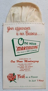 Vintage One Hour Martinizing Dry Cleaning Amarillo, Texas Paper/Handkerchief - Picture 1 of 4