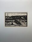 Finn Thybo Andersen 1943 Linogravure Plupart Canal Moderne Art 64x50 Danemark