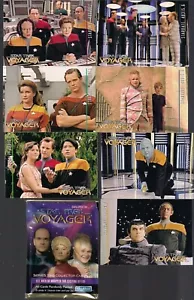 STAR TREK VOYAGER STAGIONE 1 SERIE 2 SKYBOX 1995 SET BASE 90 CARTE COMPLETO + CONVOLUCRO QUASI NUOVO - Foto 1 di 1