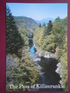 POSTCARD PERTHSHIRE THE PASS OF KILLIERCRANKIE - Picture 1 of 1