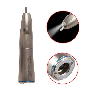 Dental LED Fiber Optic Low Speed Straight Handpiece Nosecone Internal Spray CA - Bild 1 von 12