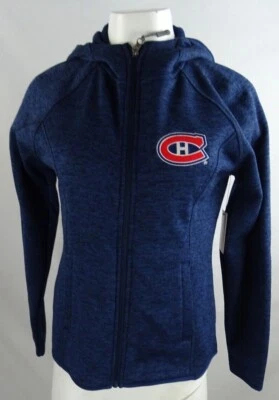 Chaqueta deportiva con capucha y cremallera completa Montreal Canadiens NHL G-III para mujer Foto 1 de 4