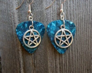 Pentagram Charm Orecchini a scelta per chitarra - Scegli il tuo colore - Foto 1 di 21