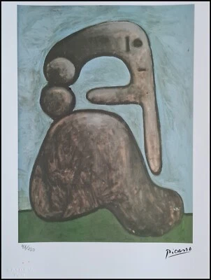PABLO PICASSO * Nude woman... * 28 x 38 cm * signed lithograph *limited # 98/250 - Bild 1 von 4