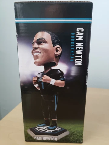 Cam Newton Carolina Panthers Exclusive Dab Bobblehead NFL BLACK Buzz City Cover