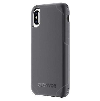 GENUINE Griffin Survivor Case Strong for iPhone X | TA43986 | Black - Image 1 of 4