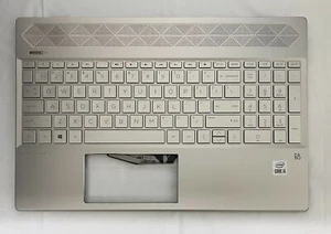 HP Pavilion 15.6" 15-CS3075WM Original OEM New Laptop Palmrest W/Keyboard GOLD - Picture 1 of 2