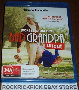 BAD GRANDPA UNCUT BLU-RAY JOHNNY KNOXVILLE REGION B - Picture 1 of 2