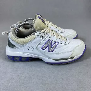New Balance 806 Women's White Purple Running Tennis Sneakers WC806W - Size 10 B - Picture 1 of 8
