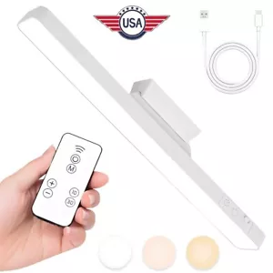 LED Motion Sensor Under Cabinet Closet Light USB Rechargeable Kitchen Strip Lamp - Picture 1 of 18