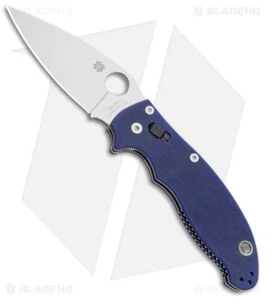 Spyderco Manix 2 S110v Dark Blue G10 Ball Bearing Lock Folding Knife USA MADE - Picture 1 of 23