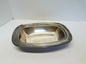 Vintage Academy Silver on Copper Covered Serving Dish Tray - Picture 1 of 7