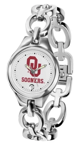 Oklahoma Sooners OU Eclipse Anochrome Women’s Silver Sports Collectors Watch Cover