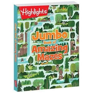Highlights Hidden Pictures Jumbo Kids Activity Book of Amazing Mazes - 256 pages